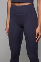 Legging sans coutures taille haute 7/8 coloris graphite
