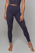 Legging sans coutures taille haute 7/8 coloris graphite