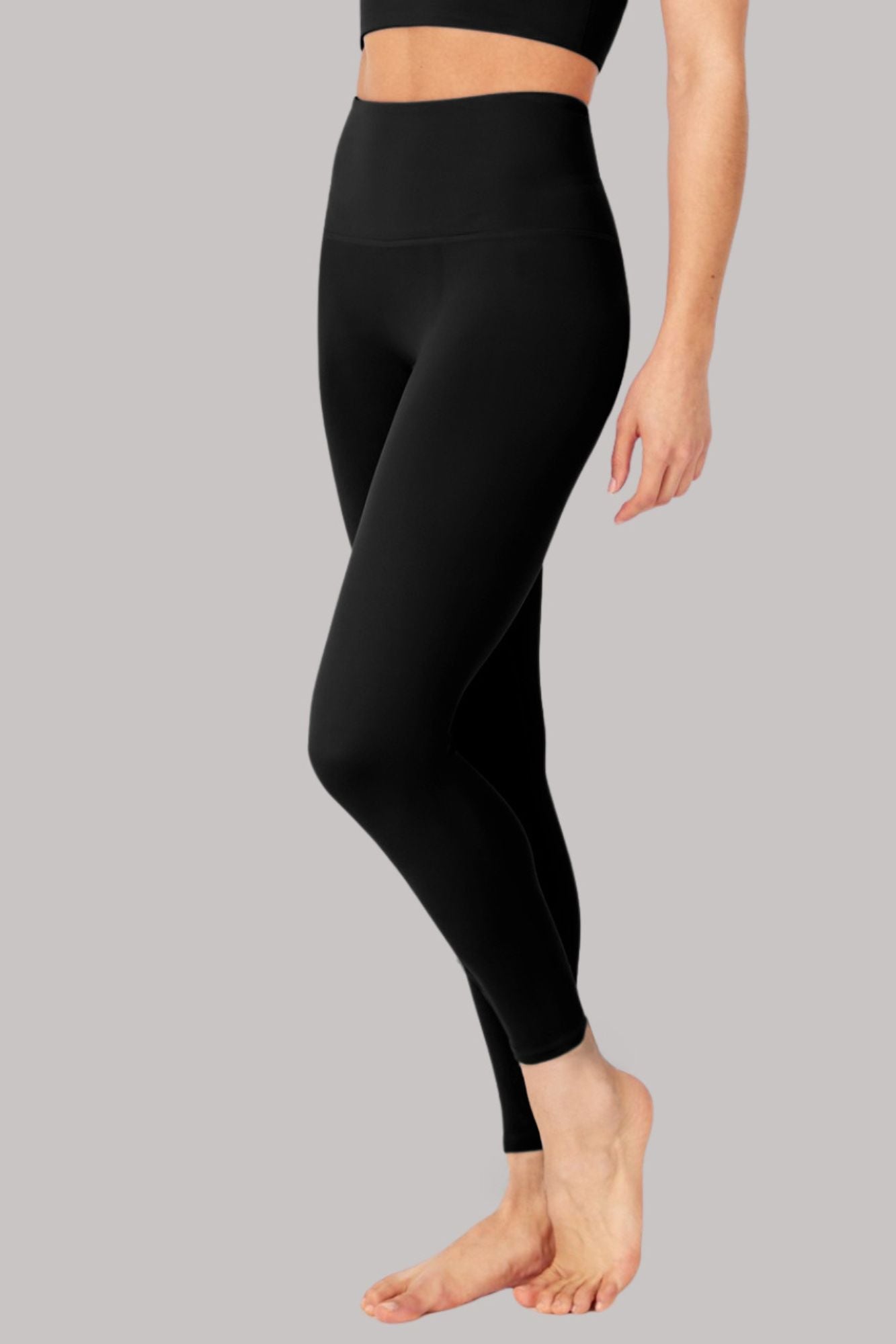 Legging 7/8 sans coutures - Noir