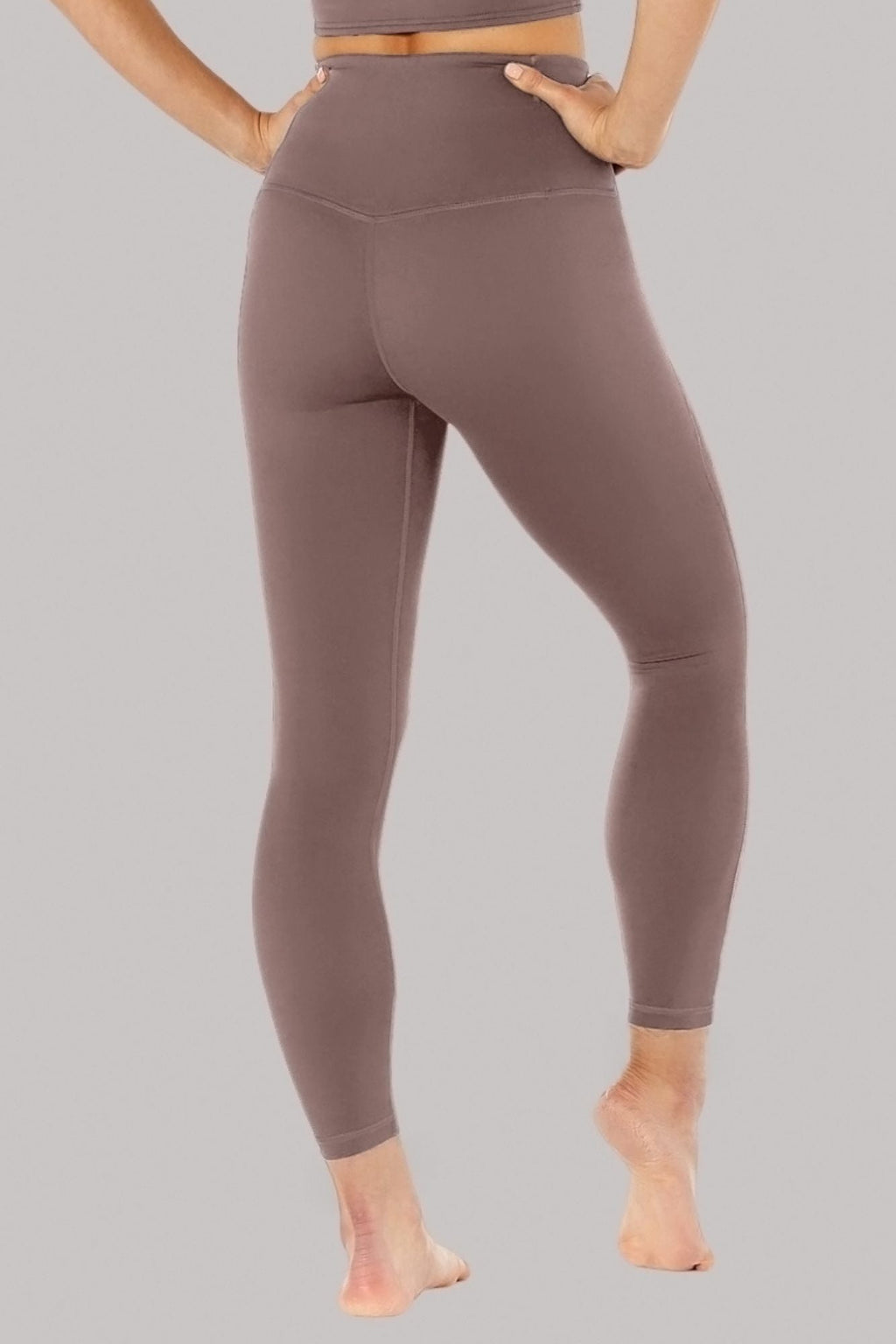 Leggings sans couture 7/8 - Taupe