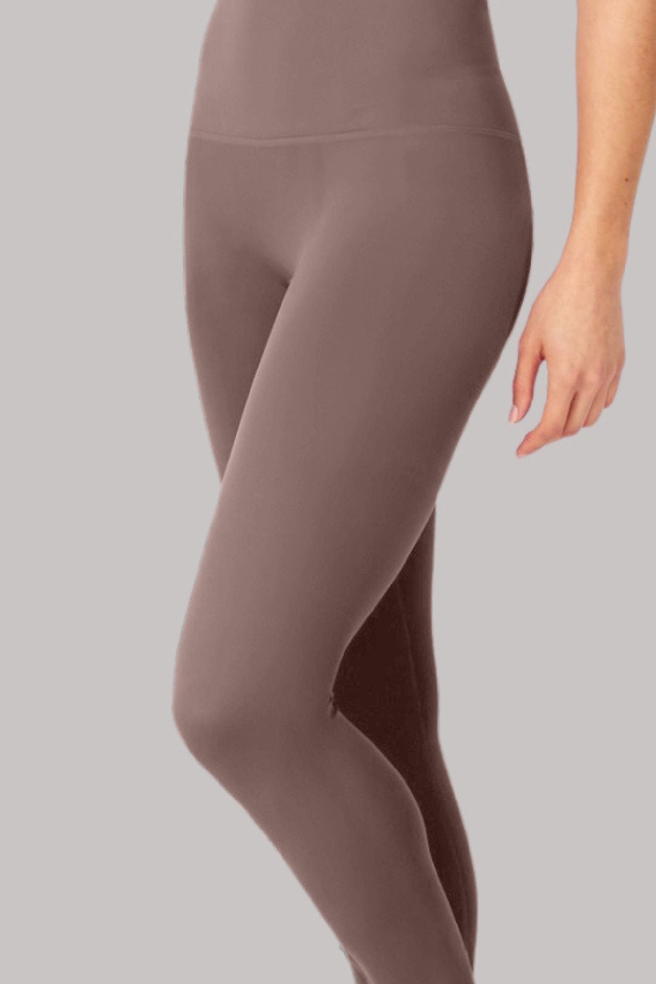 Leggings sans couture 7/8 - Taupe