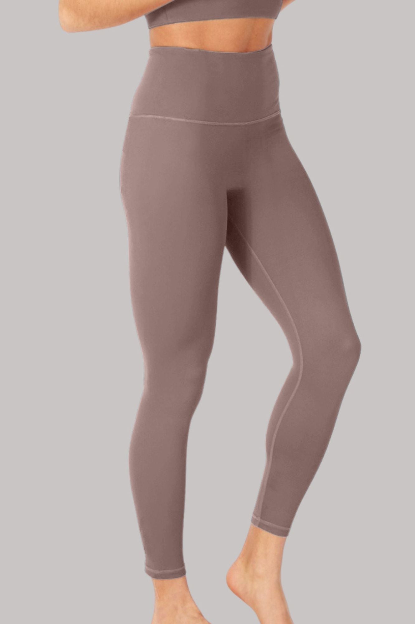 Leggings sans couture 7/8 - Taupe