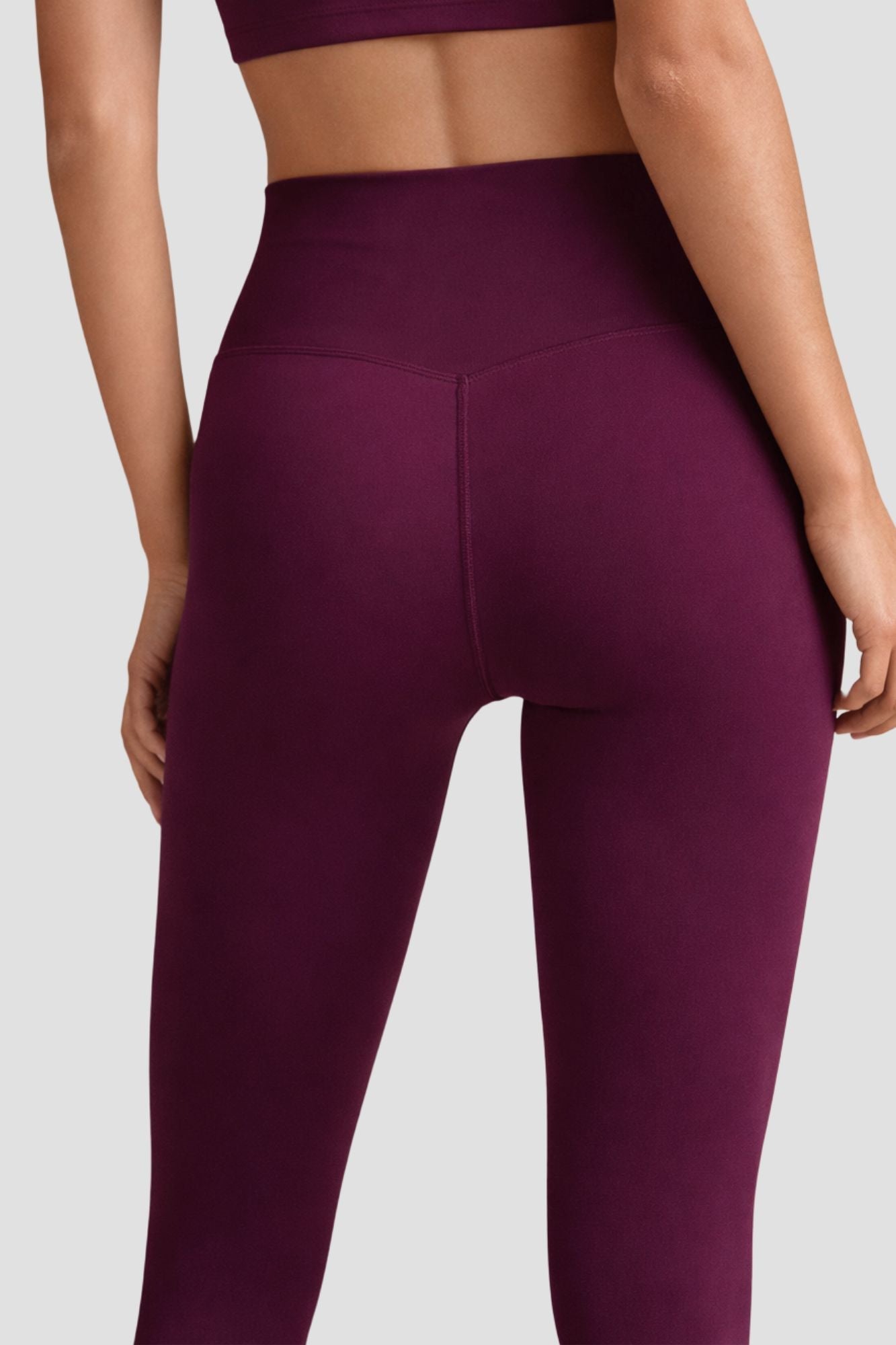 Legging pleine longueur Side Pocket Cerise noire