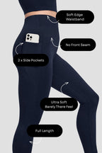 Legging long avec poches latérales Midnight