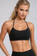 Soutien-gorge de sport dos nageur noir
