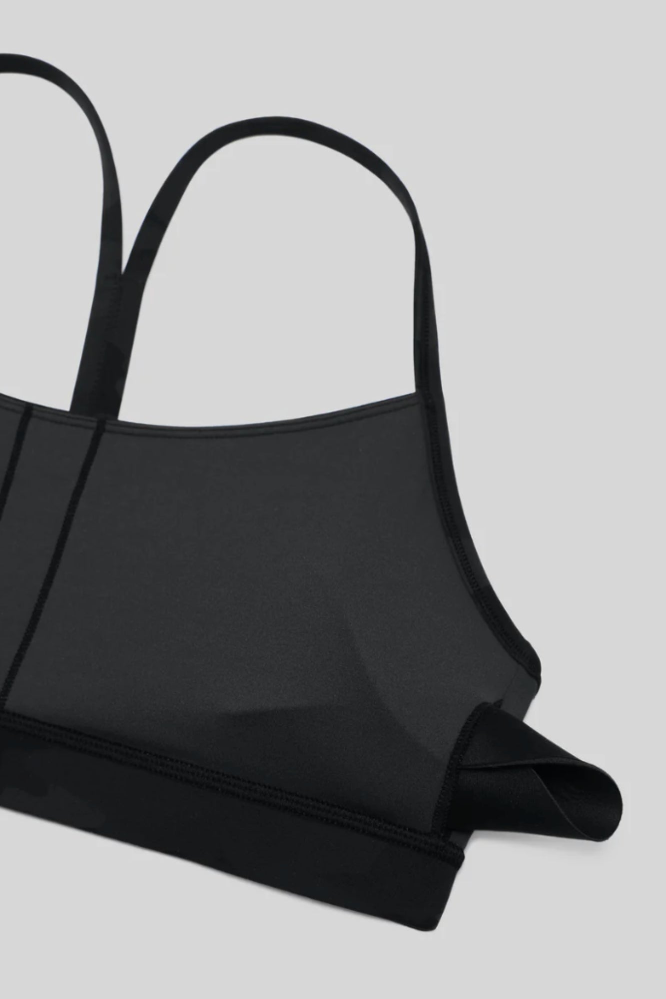Soutien-gorge de sport dos nageur noir