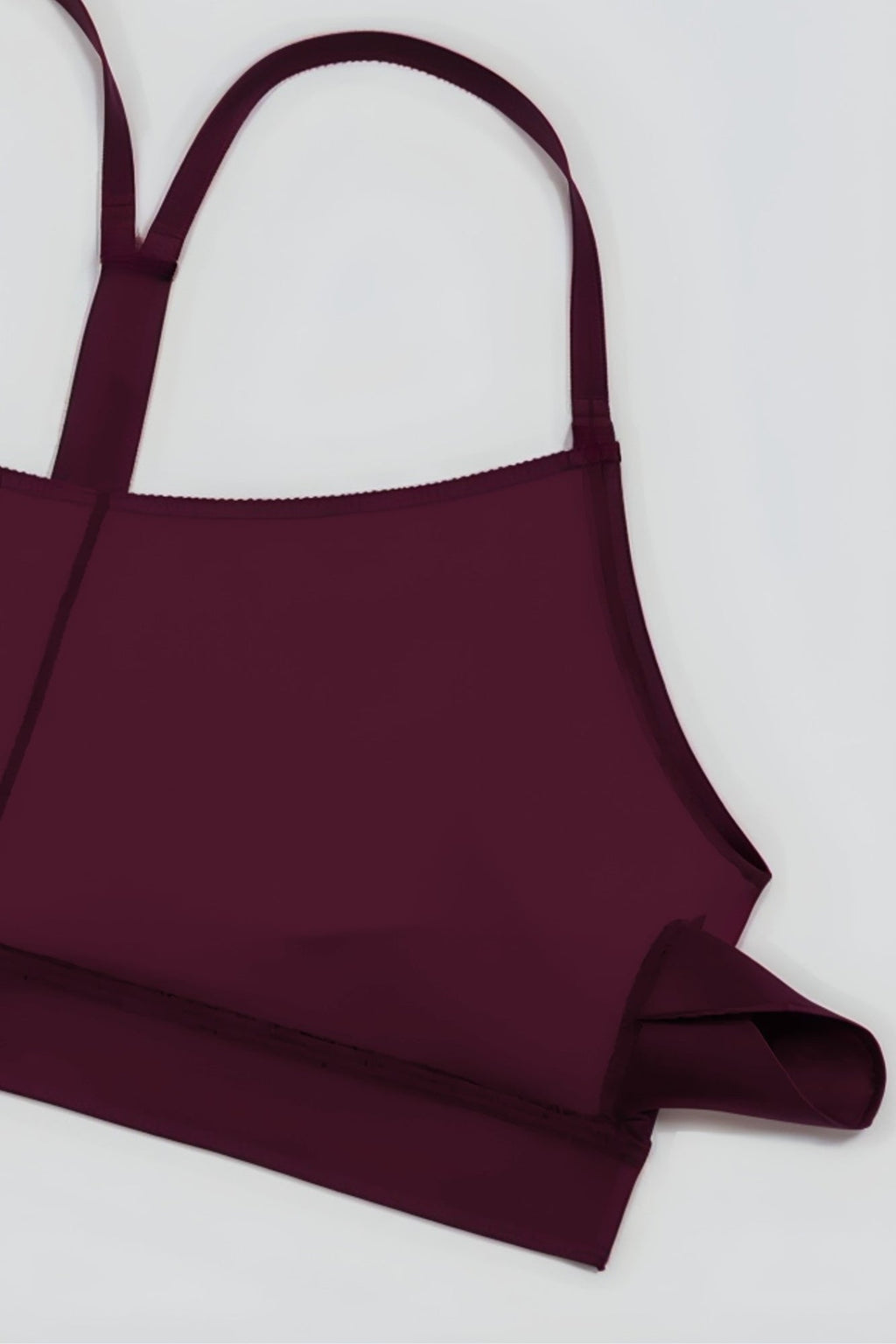 Soutien-gorge de sport dos nageur Cerise noire