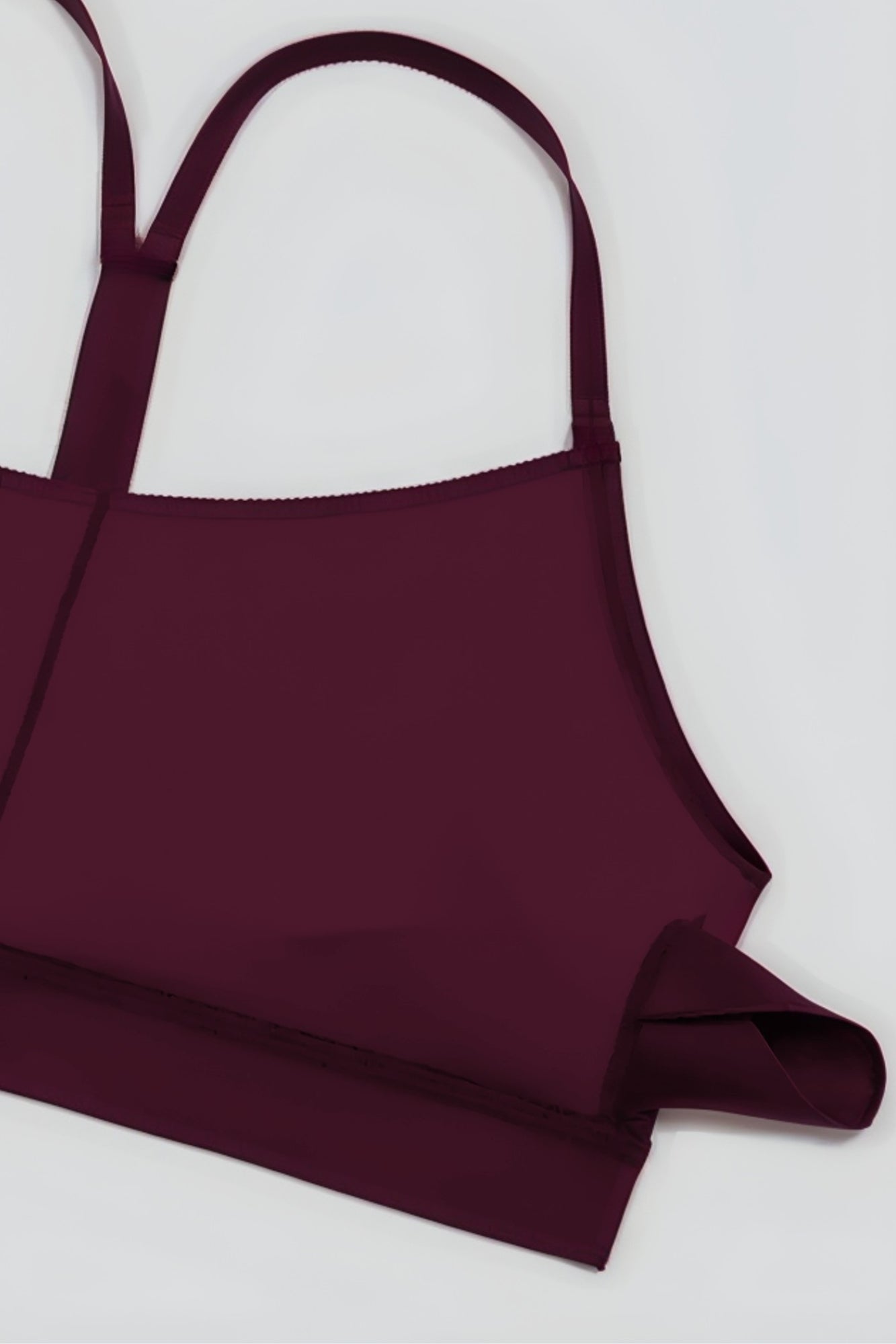 Soutien-gorge de sport dos nageur Cerise noire