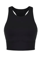 Soutien-gorge court longline noir