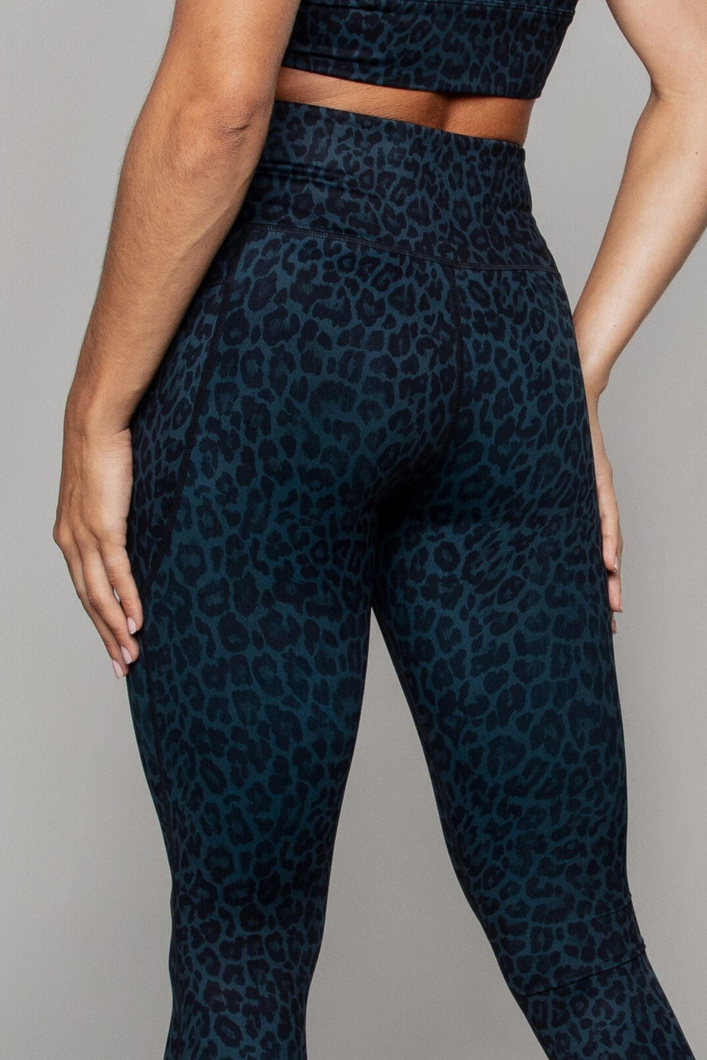 Legging long à poches taille haute