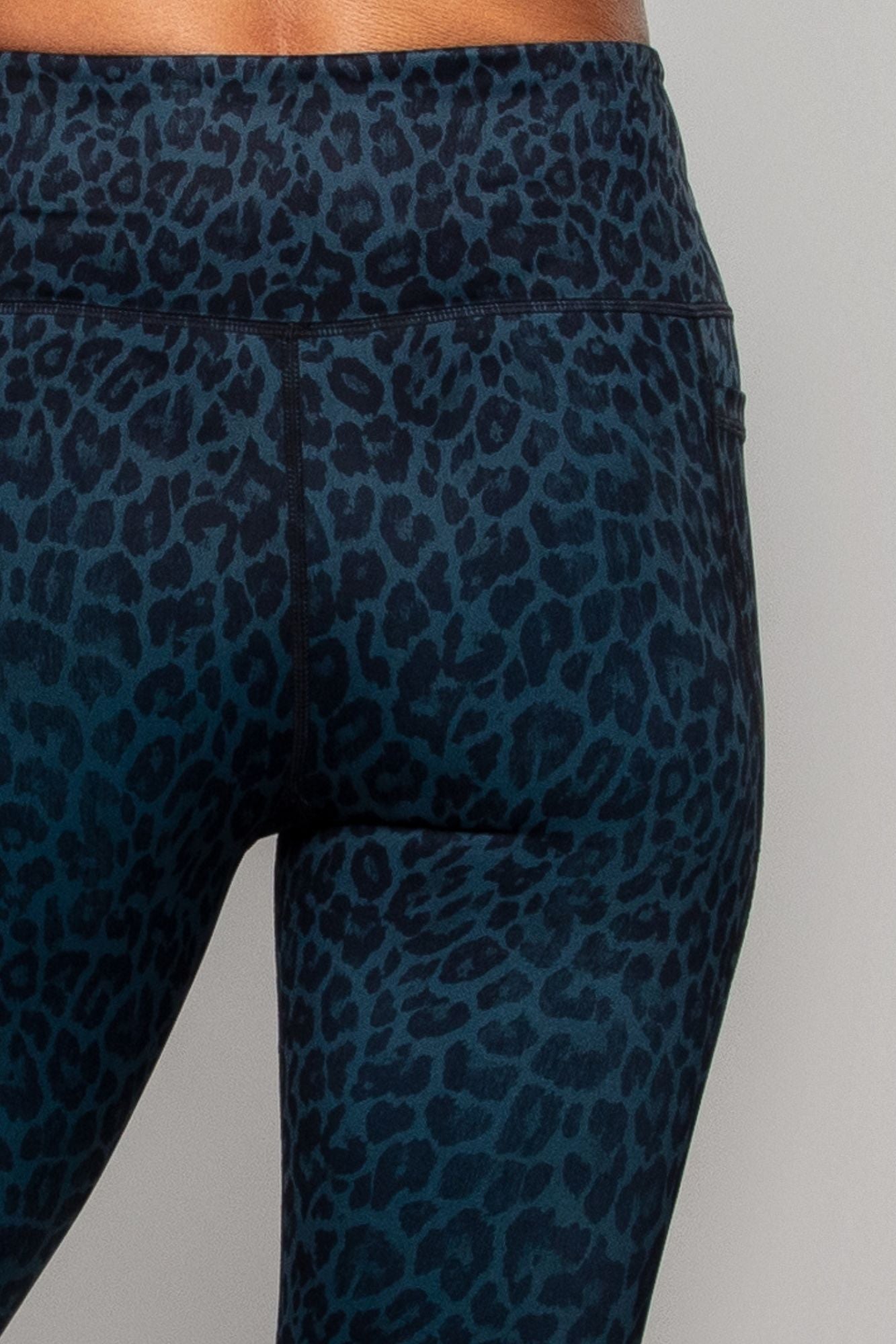 Legging long à poches taille haute
