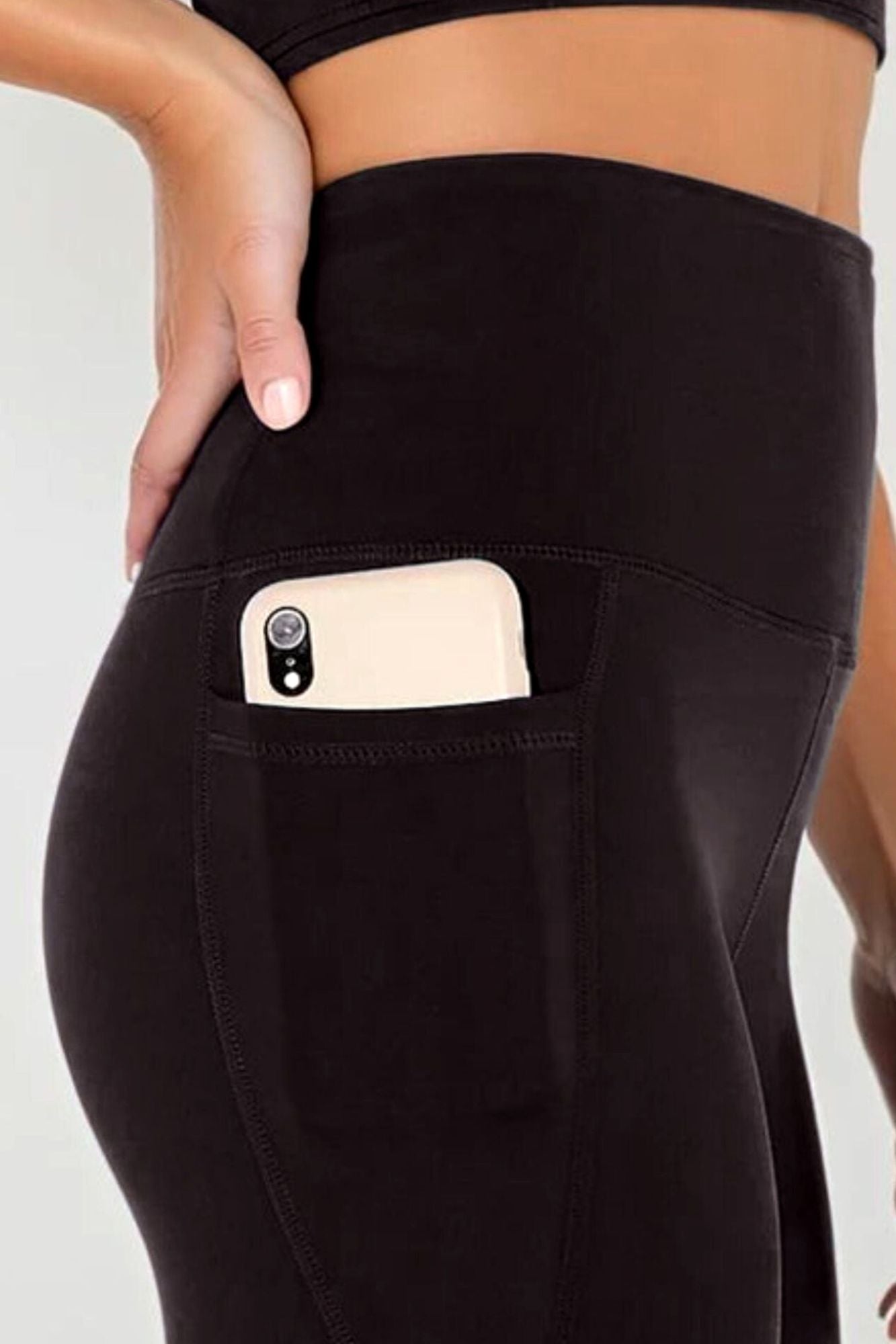 Legging de sculpture longueur 7/8 avec poches