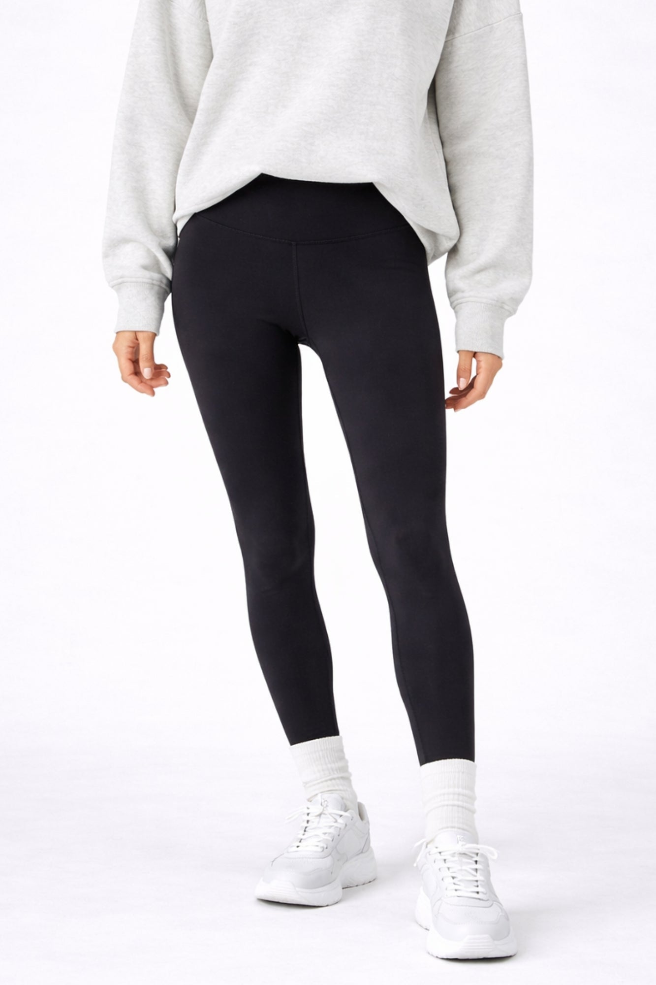 Legging sculptant taille haute pleine longueur avec poches