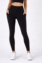 Legging sculptant taille haute pleine longueur avec poches
