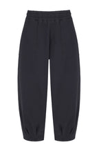 Sloane Pantalon décontracté jambe tonneau noir