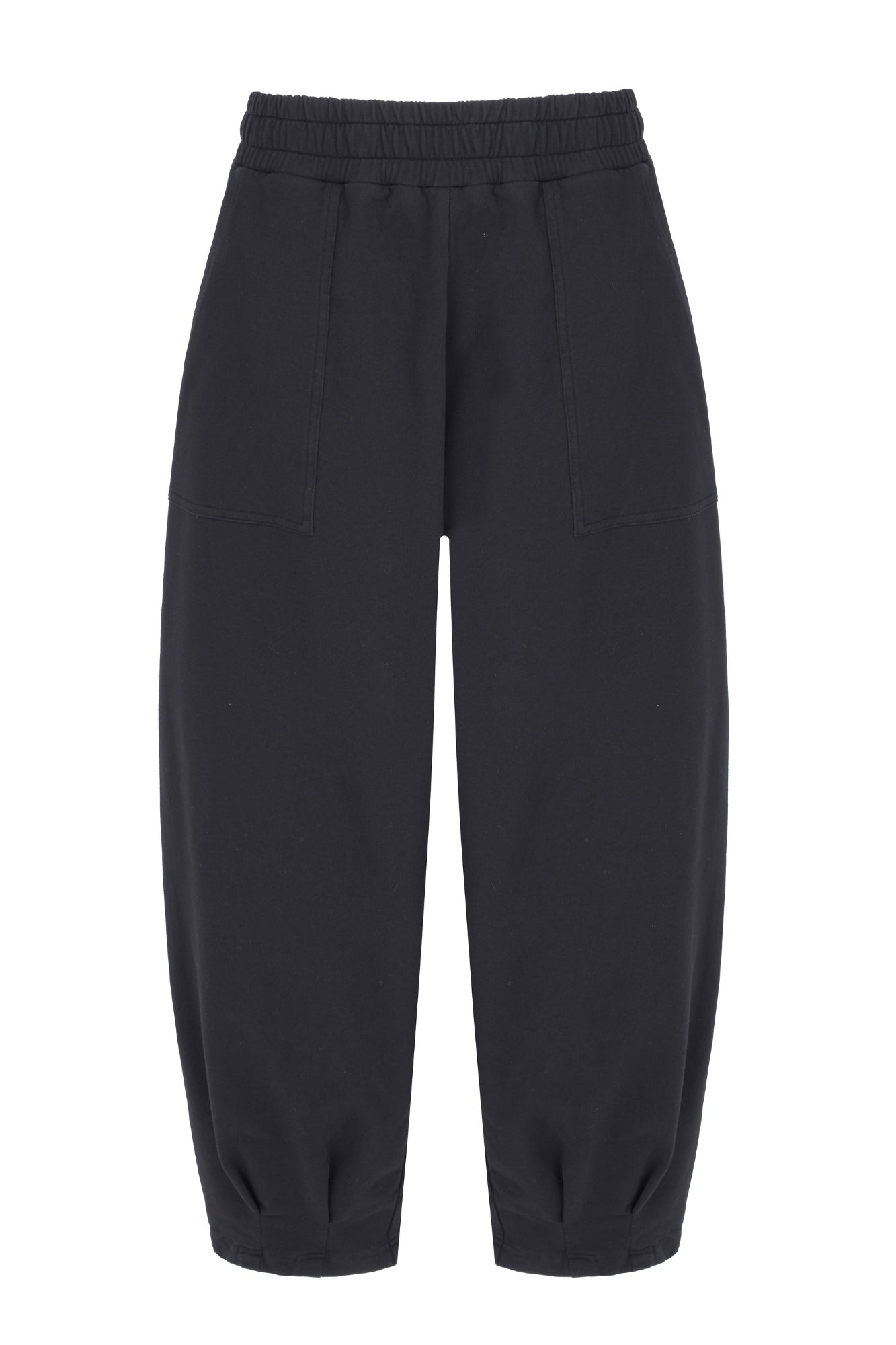 Sloane Pantalon décontracté jambe tonneau noir