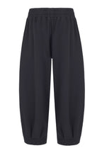 Sloane Pantalon décontracté jambe tonneau noir
