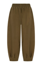 Sloane Pantalon ample coupe tonneau Olive