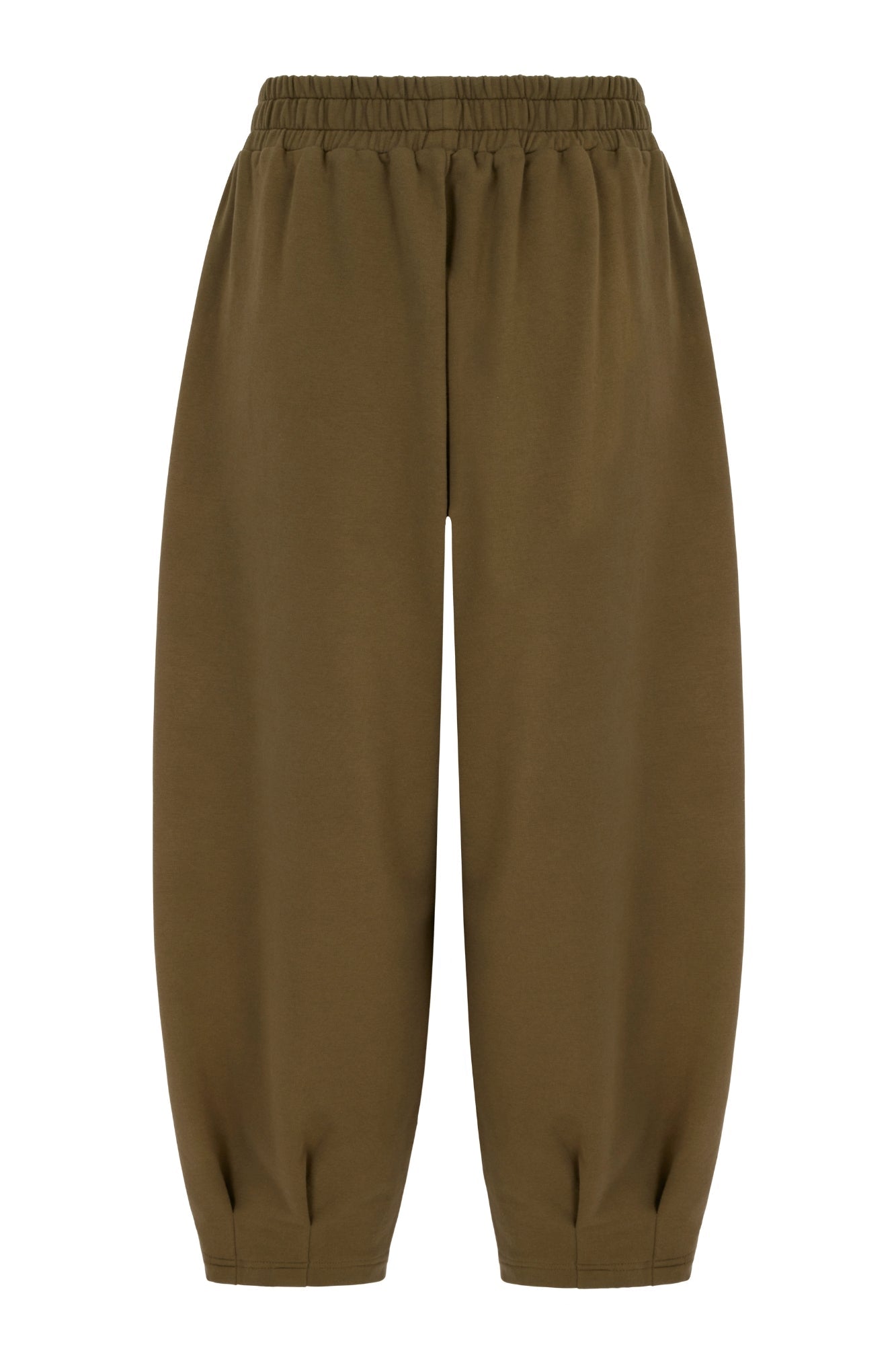 Sloane Pantalon ample coupe tonneau Olive