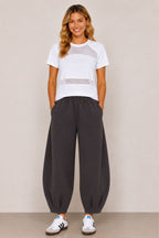 Pantalon coupe ample Sloane Slate