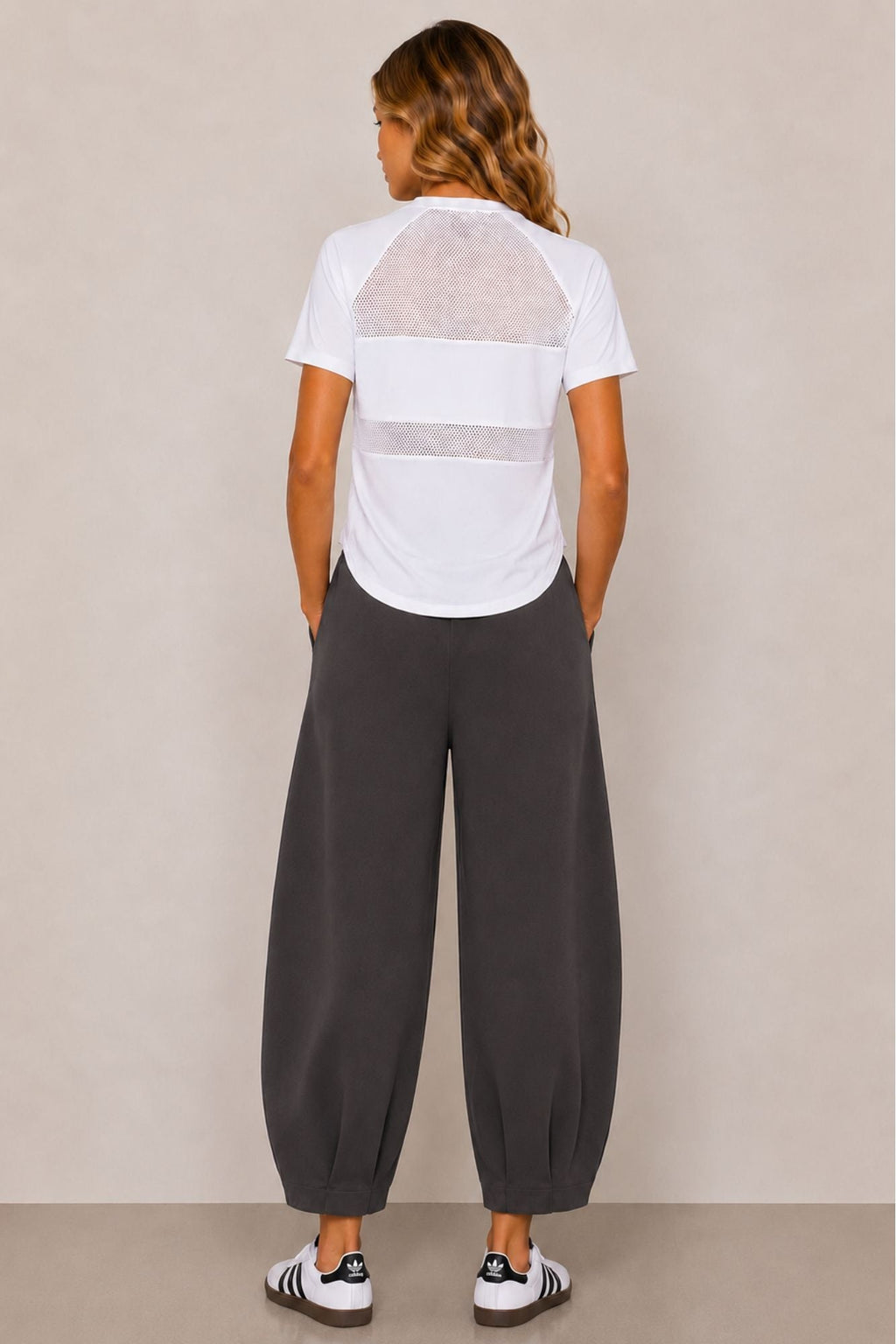Pantalon coupe ample Sloane Slate