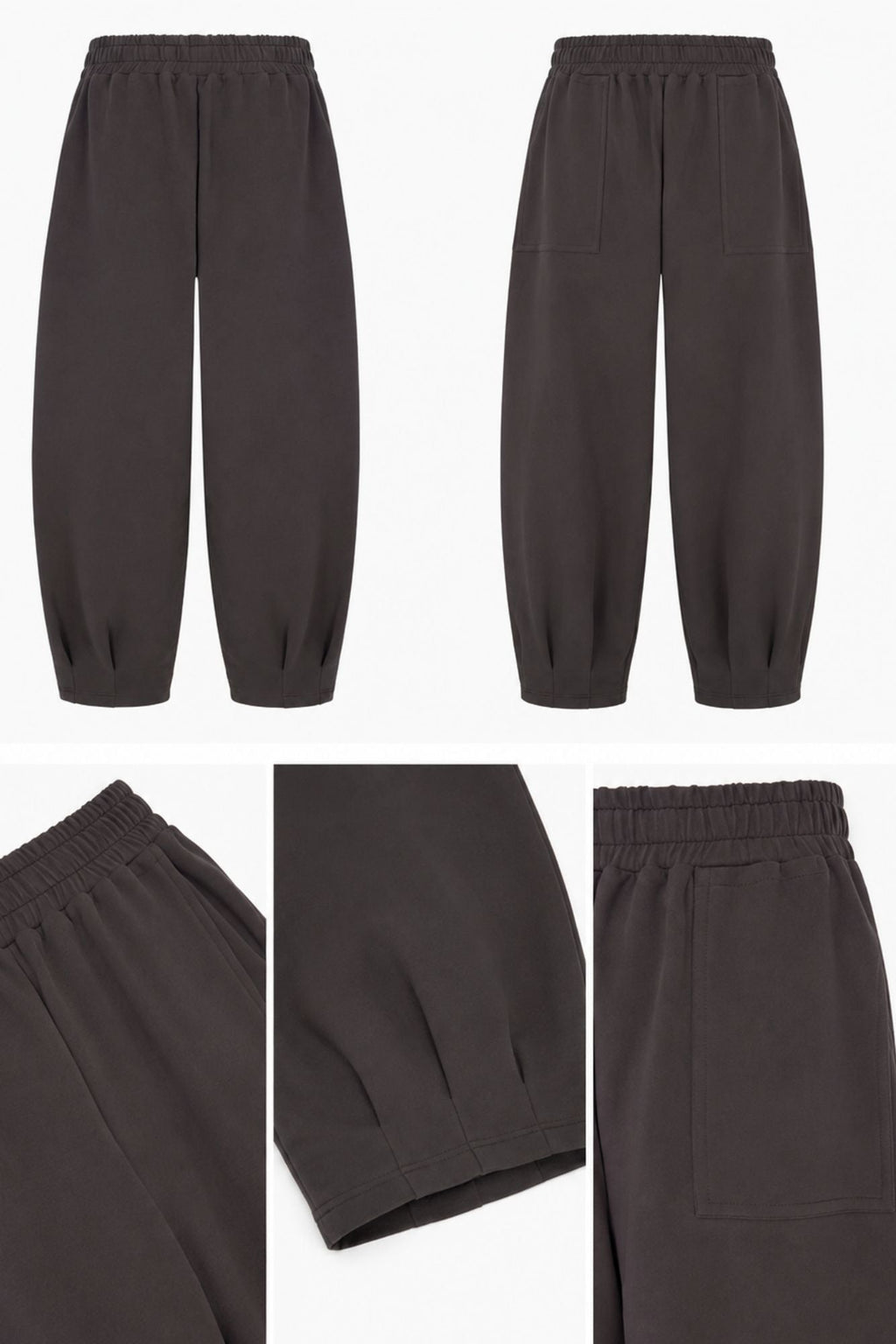 Pantalon coupe ample Sloane Slate