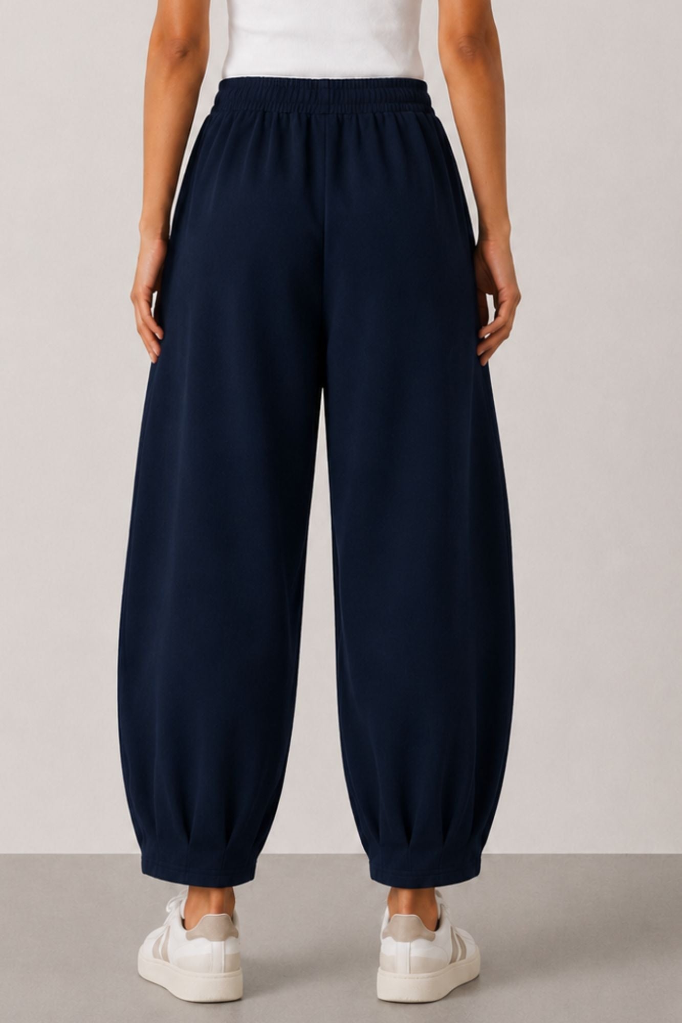 Pantalon large décontracté Sloane marine