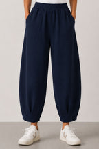 Pantalon large décontracté Sloane marine
