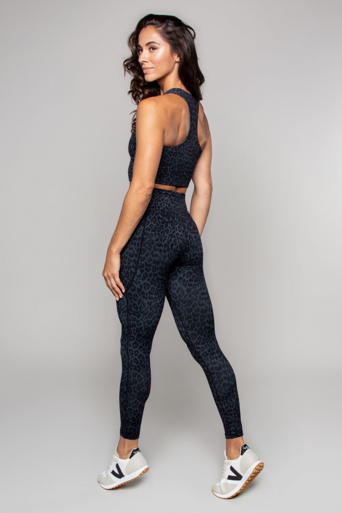 Legging taille haute 7/8 avec poches