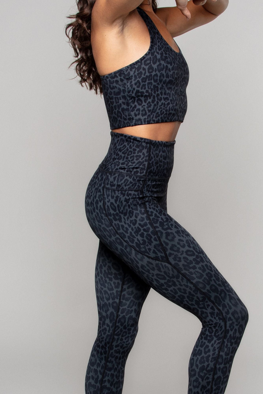 Legging taille haute 7/8 avec poches