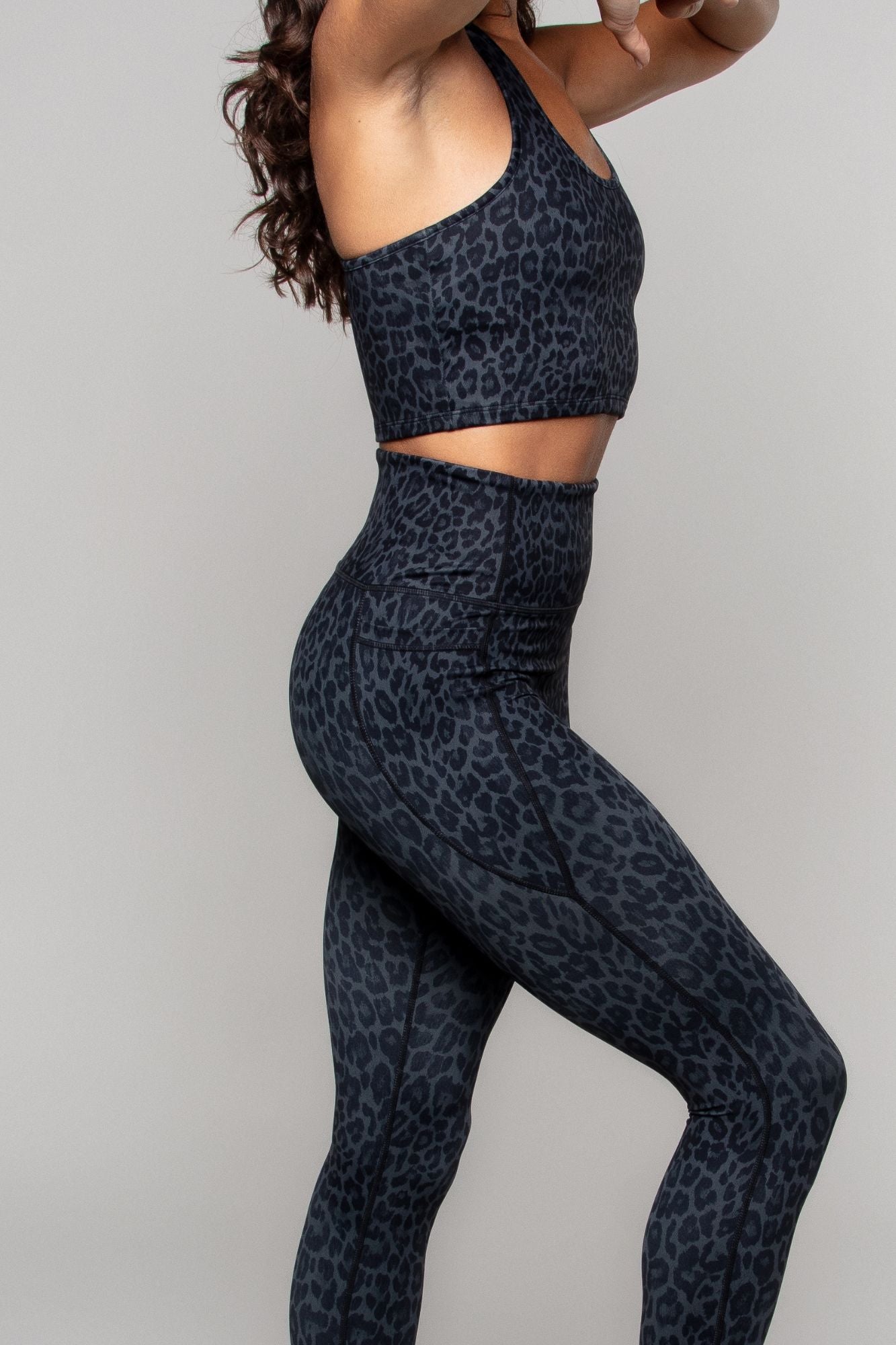 Legging taille haute 7/8 avec poches