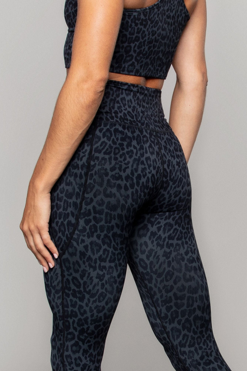 Legging taille haute 7/8 avec poches