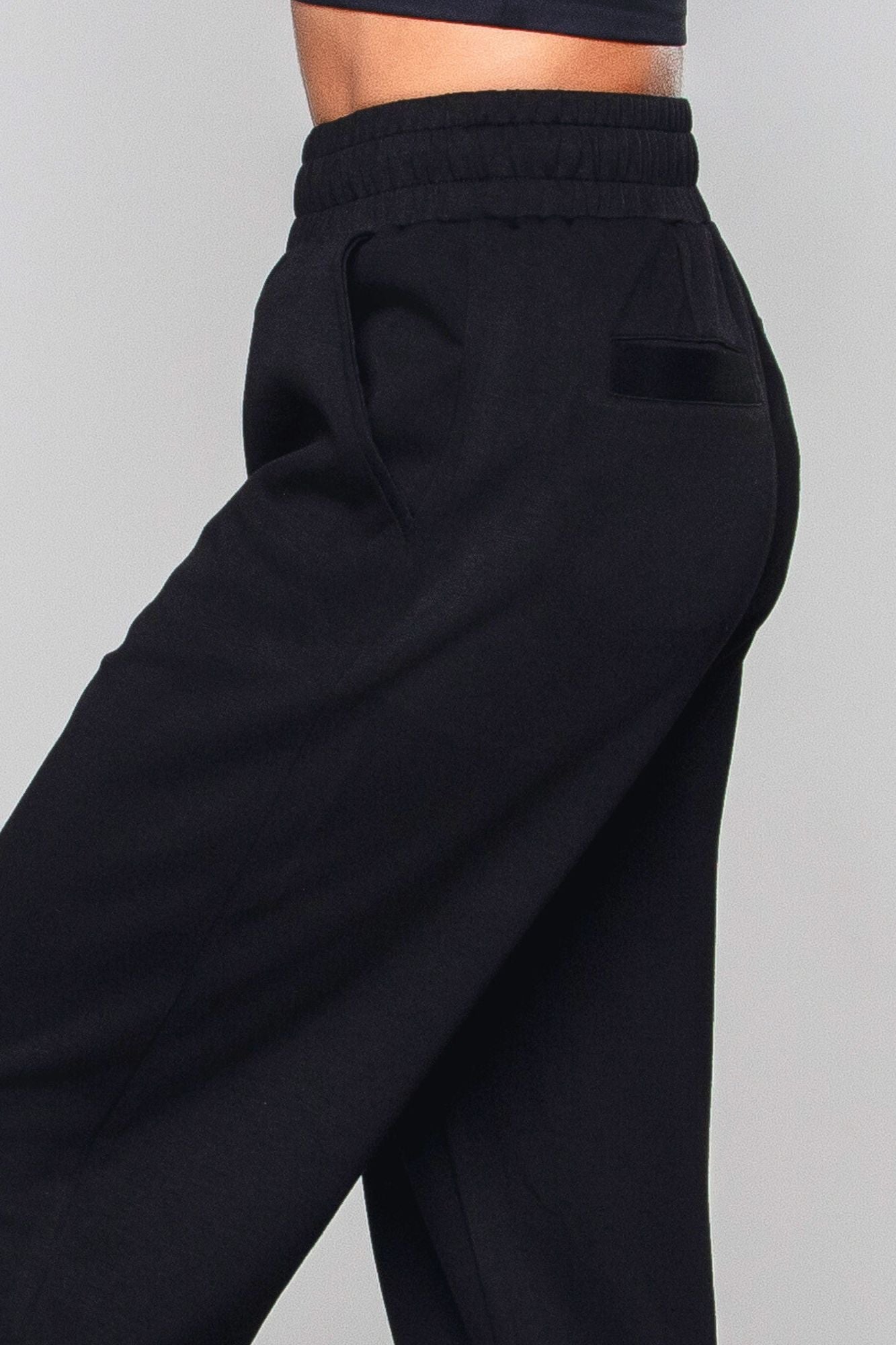 Pantalon de jogging resserré aux chevilles noir