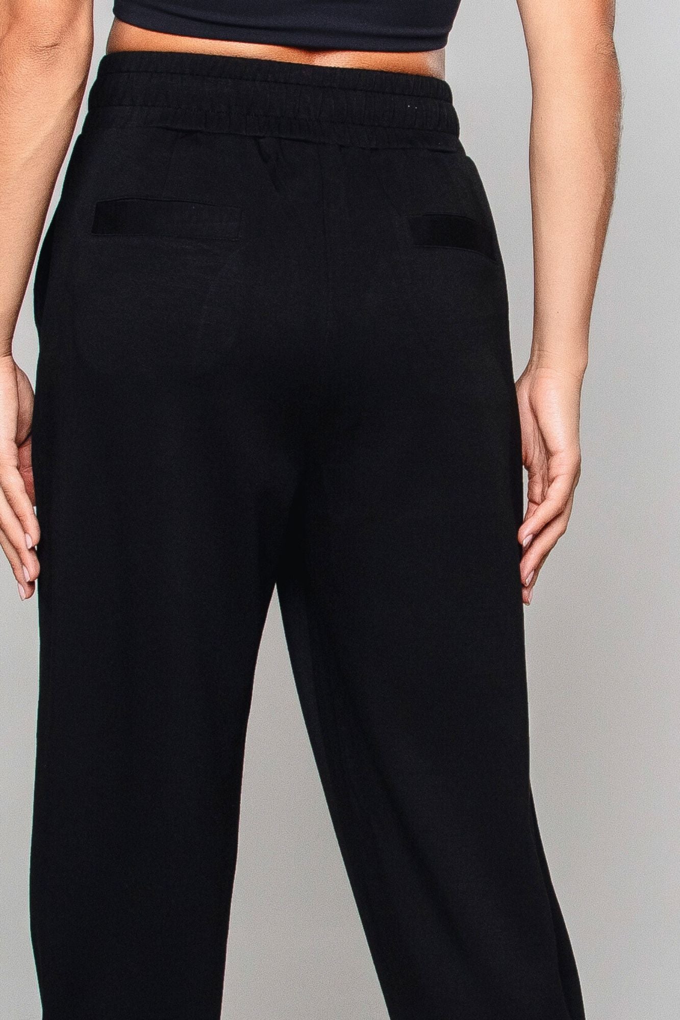 Pantalon de jogging resserré aux chevilles noir