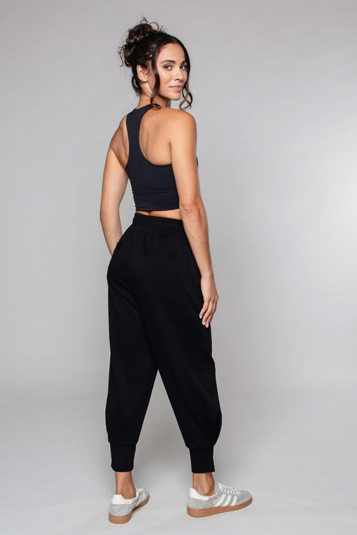 Pantalon de jogging resserré aux chevilles noir