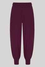 Pantalon de jogging resserré aux chevilles Cerise noire