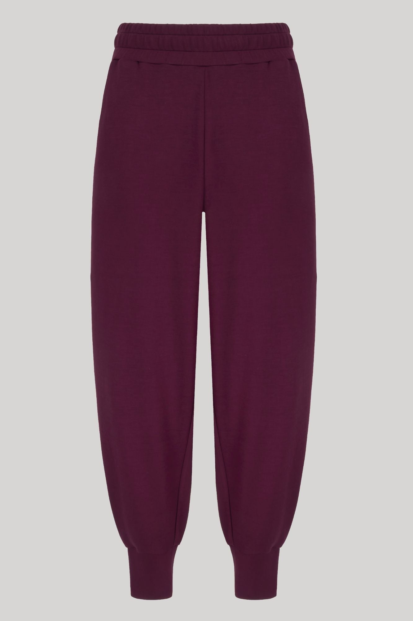 Pantalon de jogging resserré aux chevilles Cerise noire