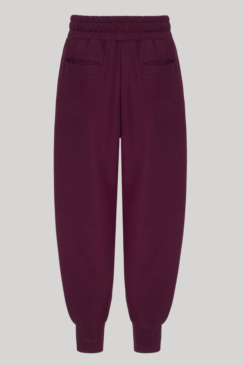 Pantalon de jogging resserré aux chevilles Cerise noire