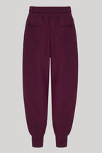 Pantalon de jogging resserré aux chevilles Cerise noire