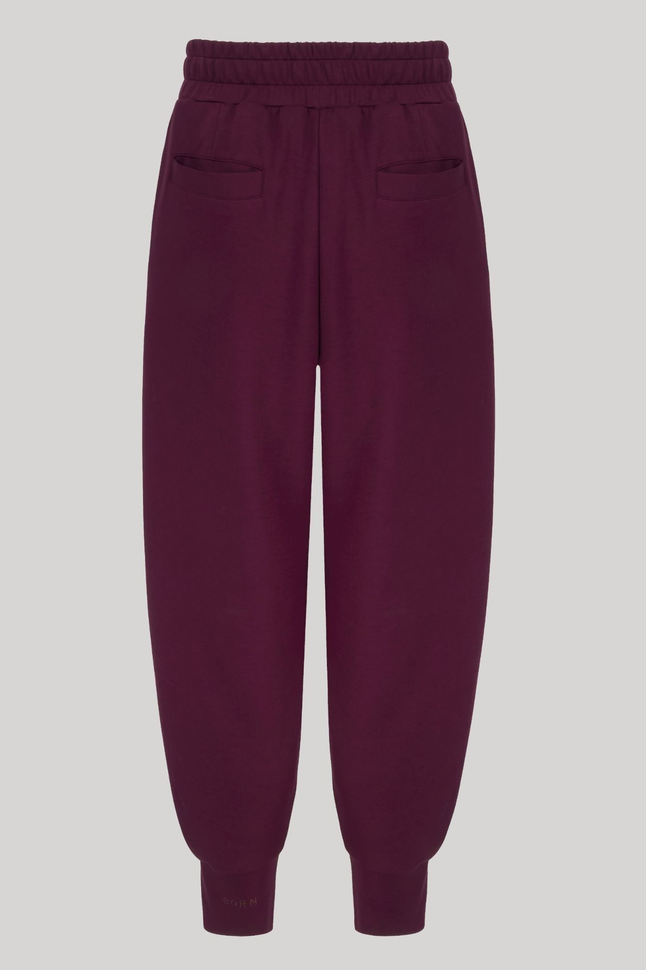 Pantalon de jogging resserré aux chevilles Cerise noire