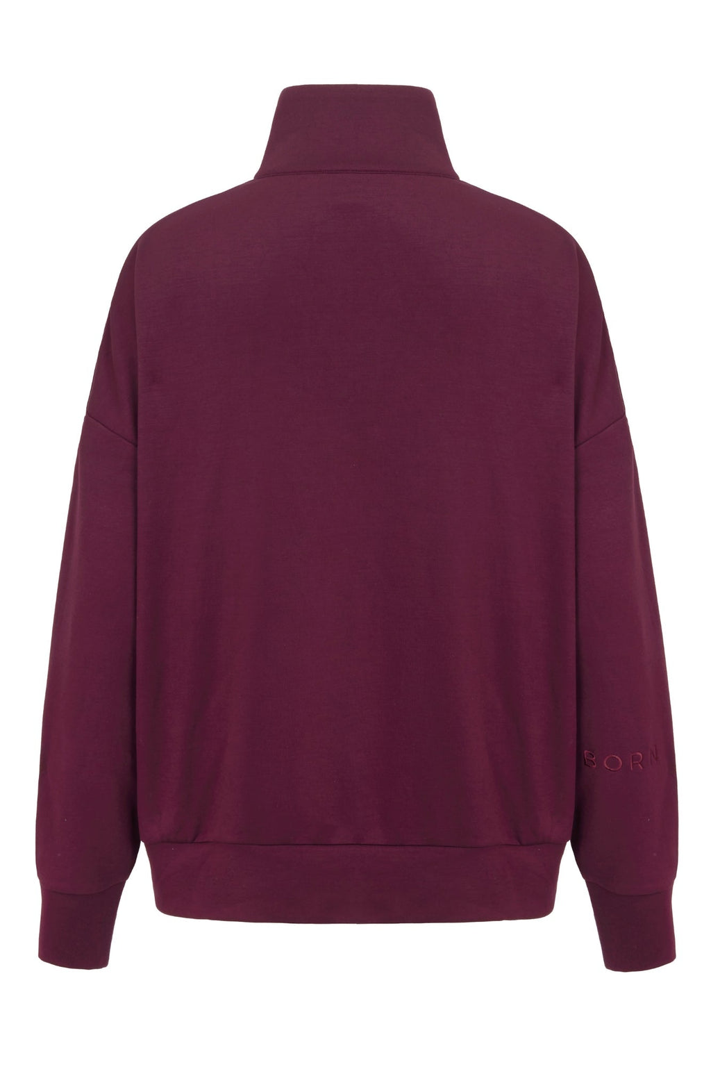 Sweat-shirt demi-zippé Cerise Noire