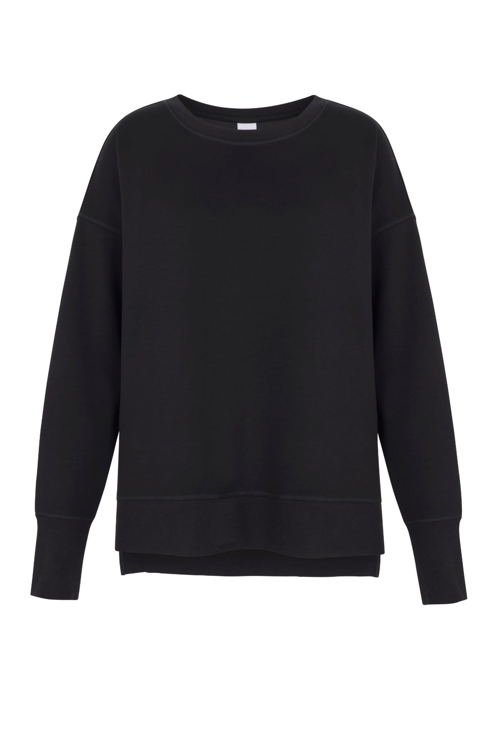 Sweat-shirt longline noir