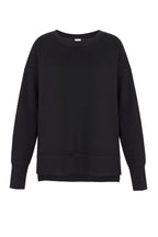 Sweat-shirt longline noir