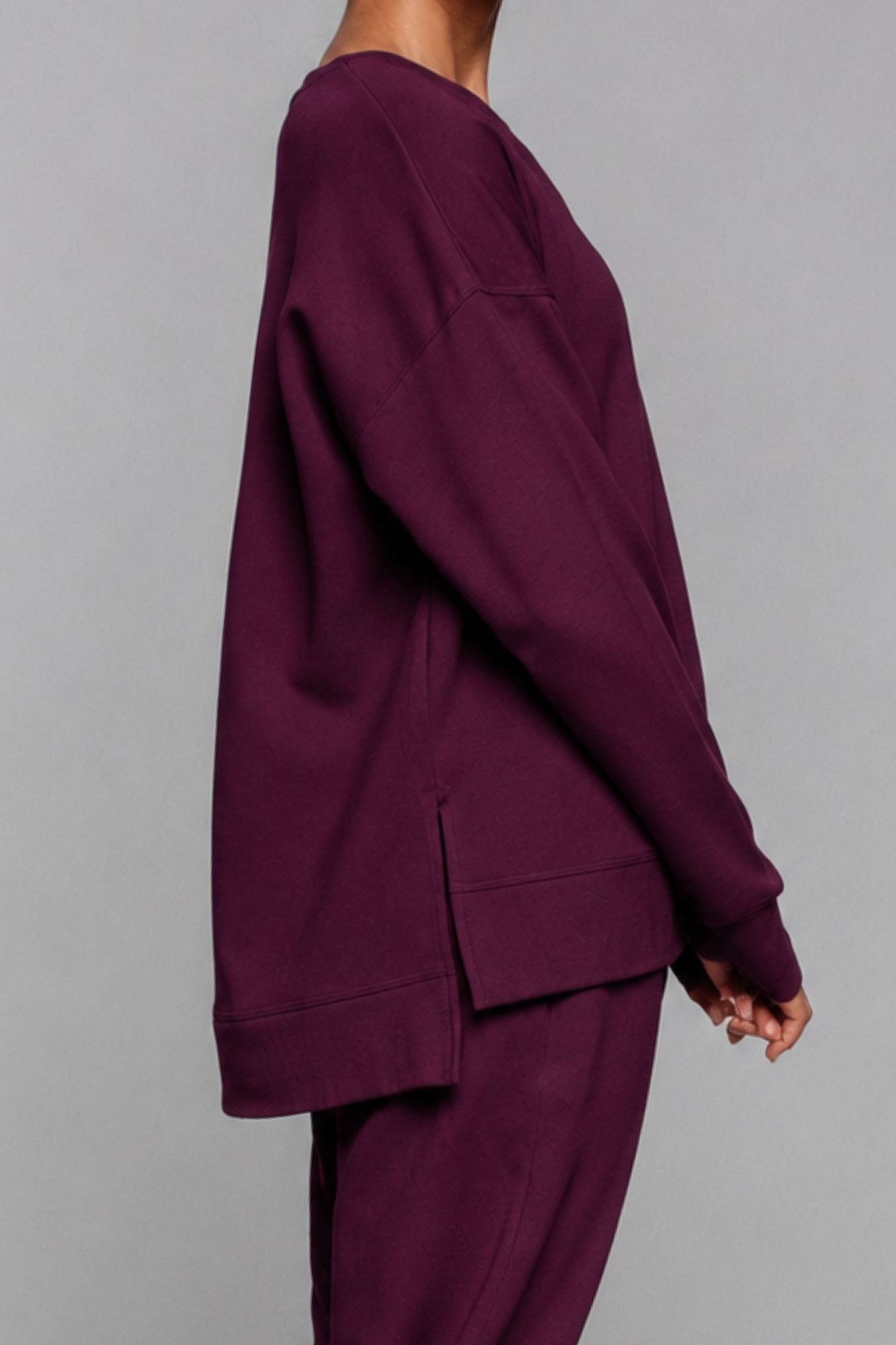 Sweat-shirt long Cerise Noire