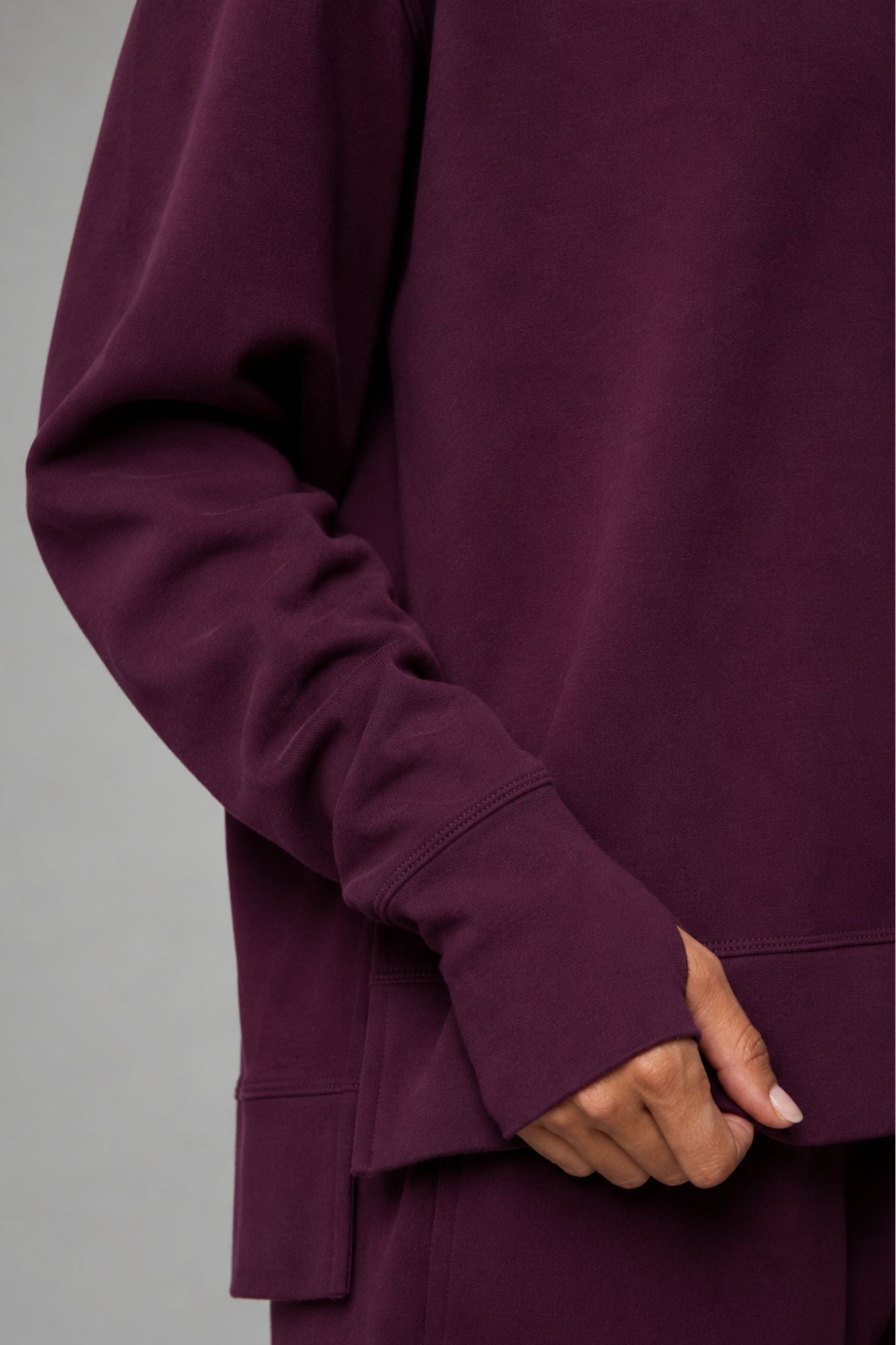 Sweat-shirt long Cerise Noire