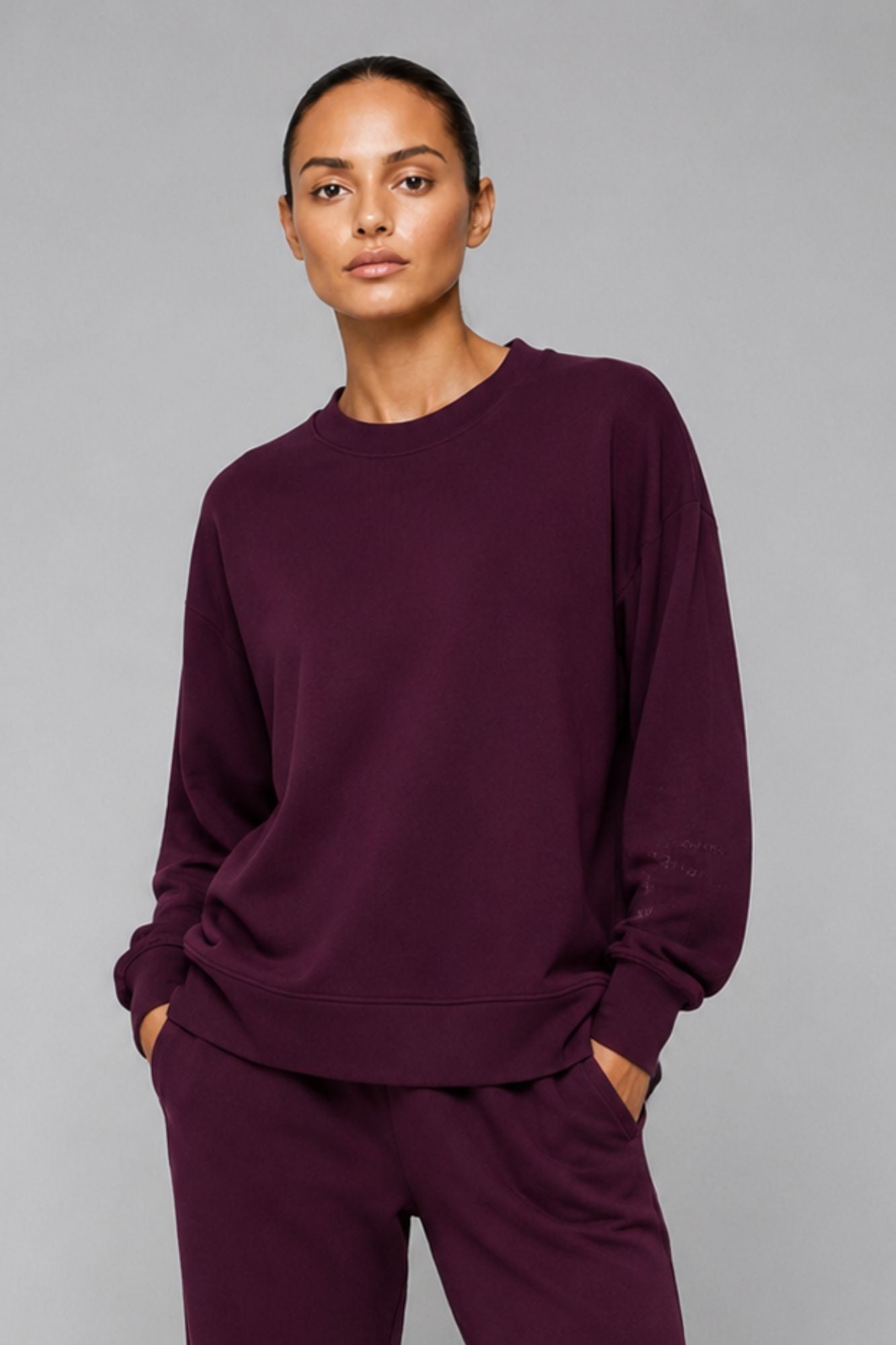 Sweat-shirt long Cerise Noire