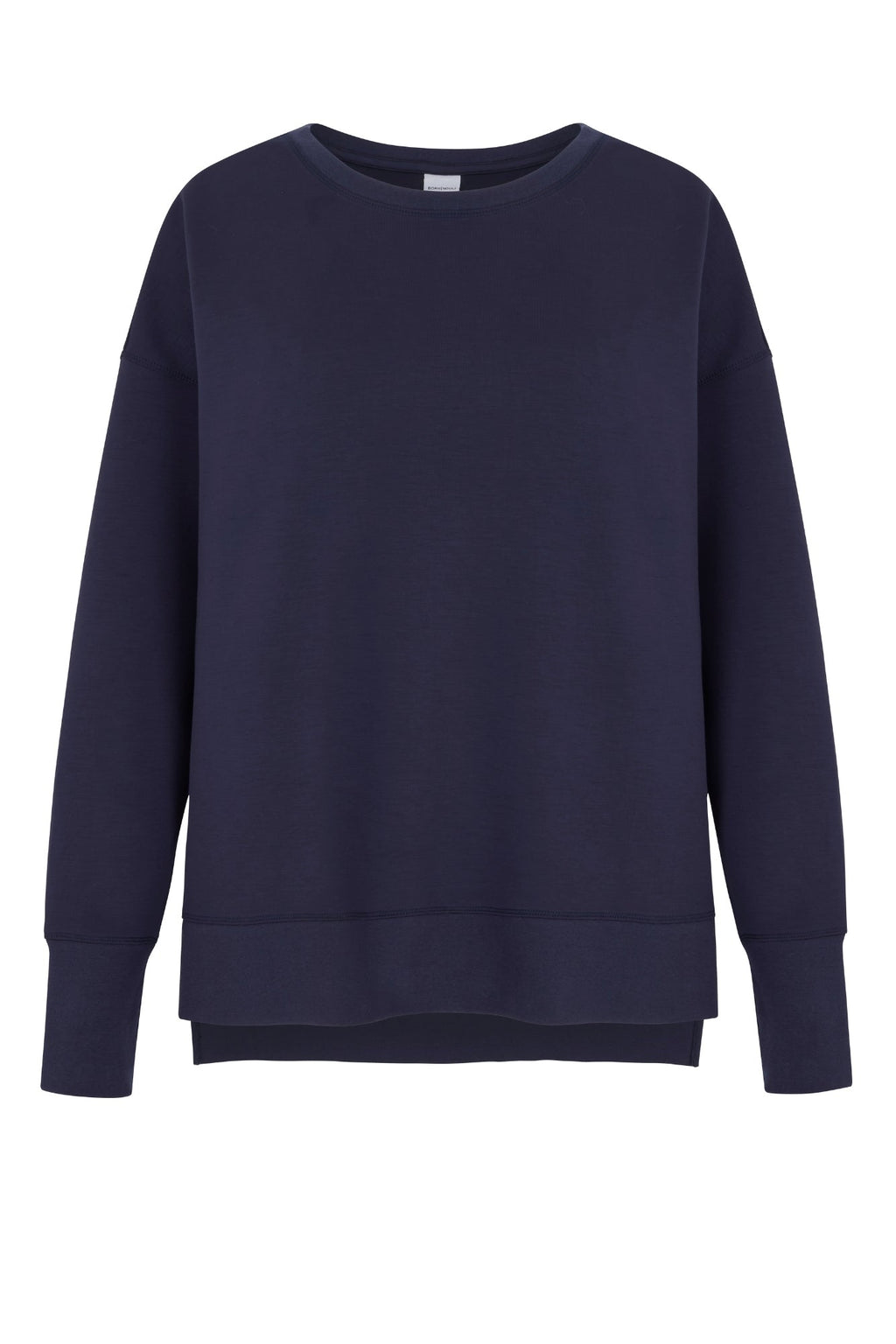 Sweat-shirt long bleu marine
