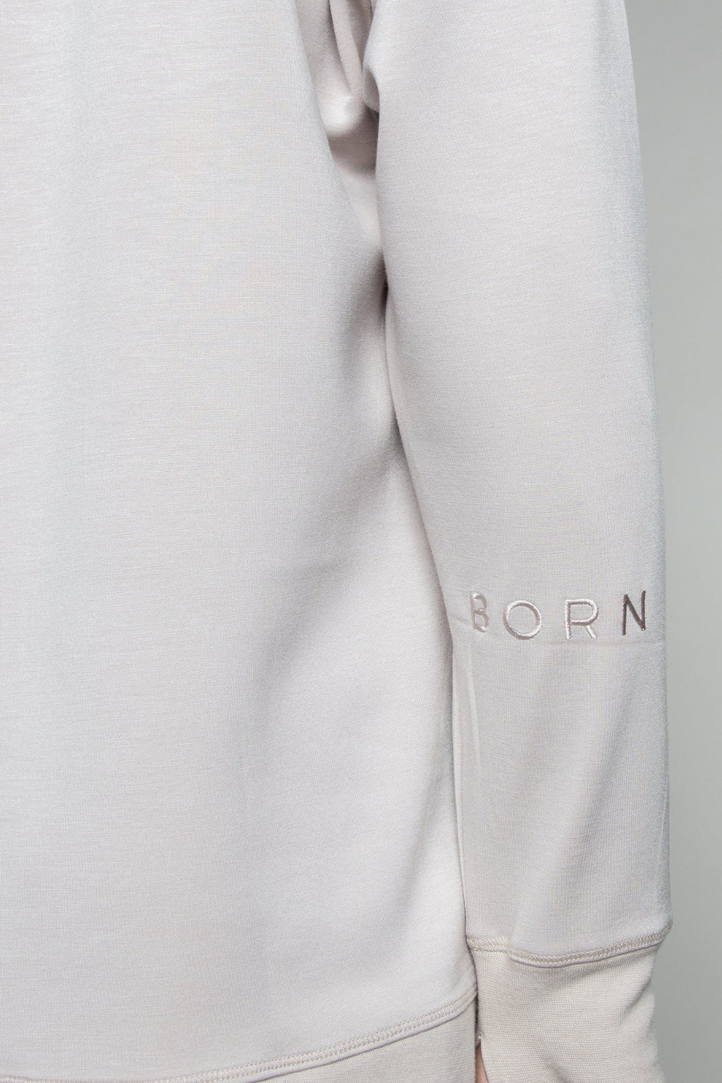 Sweat-shirt long coupe avoine
