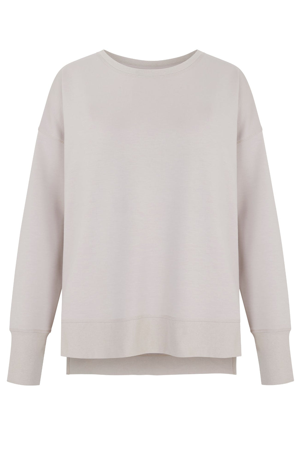Sweat-shirt long coupe avoine
