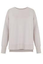 Sweat-shirt long coupe avoine